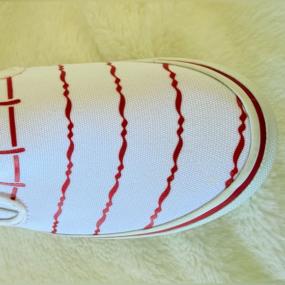 In-N-Out Burger "Drink Cup" Red and White Slip-On Canvas Sneakers - Men Size 8 - Picture 10 of 16